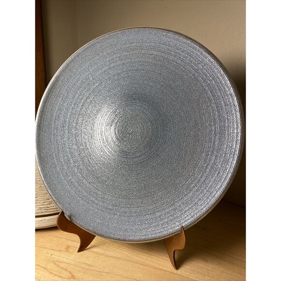 Royal Crown Derby Other - Royal Crown Derby ECO Coupe Accent Plate 8.25" Blue Tan NEW Made in England